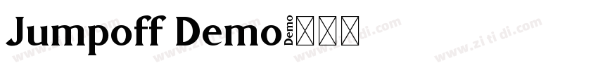 Jumpoff Demo字体转换